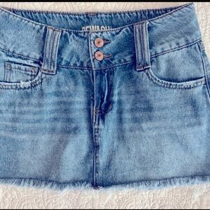 Rewash Classic Blue Denim Skirt